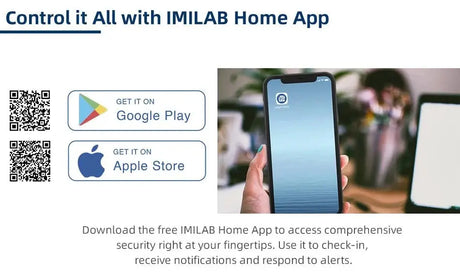 Imilab EC4 Outdoor Security Camera 2.5K Battery Powered Color Night Vision - stepyours.com