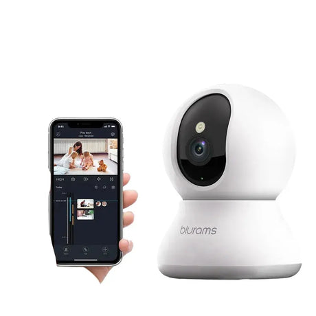 Blurams Pet Camera 2K - 360 Degree Indoor PTZ Security With 2 Way Audio - stepyours.com