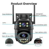 BELIA 4K 8MP WiFi Surveillance Camera With Dual Lens - ESCAPION