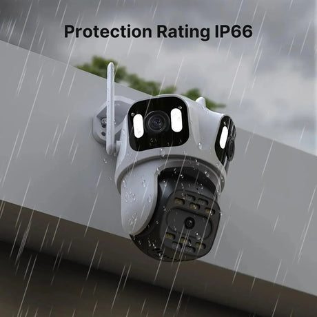 WONSDAR Three Lens Three Screen IP Camera - AI Auto Tracking For Total Security - stepyours.com