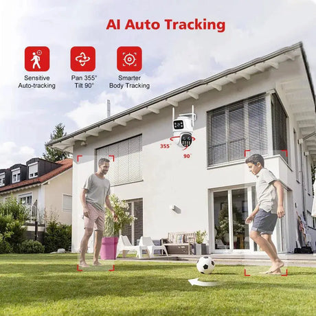 Outdoor Wifi Surveillance Camera With AI Auto Tracking
