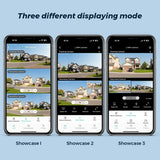 BESDER 6K 12MP Outdoor IP Camera - Three Lens AI Human Detection Waterproof - stepyours.com