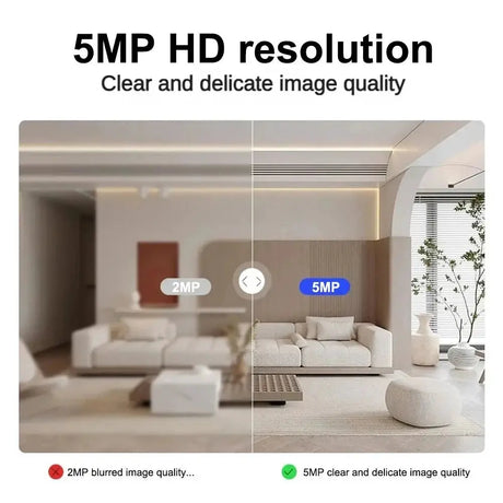 5MP Mini Camera 4G IP CCTV Two Way Audio 3000mAh Battery 64GB Night Vision - stepyours.com