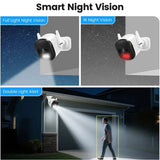 TPTEK 3MP WiFi Outdoor Bullet Camera - AI Human Detection, IP66 Weatherproof - stepyours.com