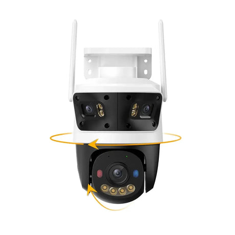 IMOU Cruiser Triple Lens Outdoor Camera Red Blue Warning Light PTZ WiFi - stepyours.com
