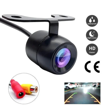 Hippcron Front And Rear Reverse Camera Night Vision Waterproof Distance Scale - stepyours.com