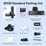 AZDOME M550 Dash Cam 4K Enhanced Car Surveillance System
