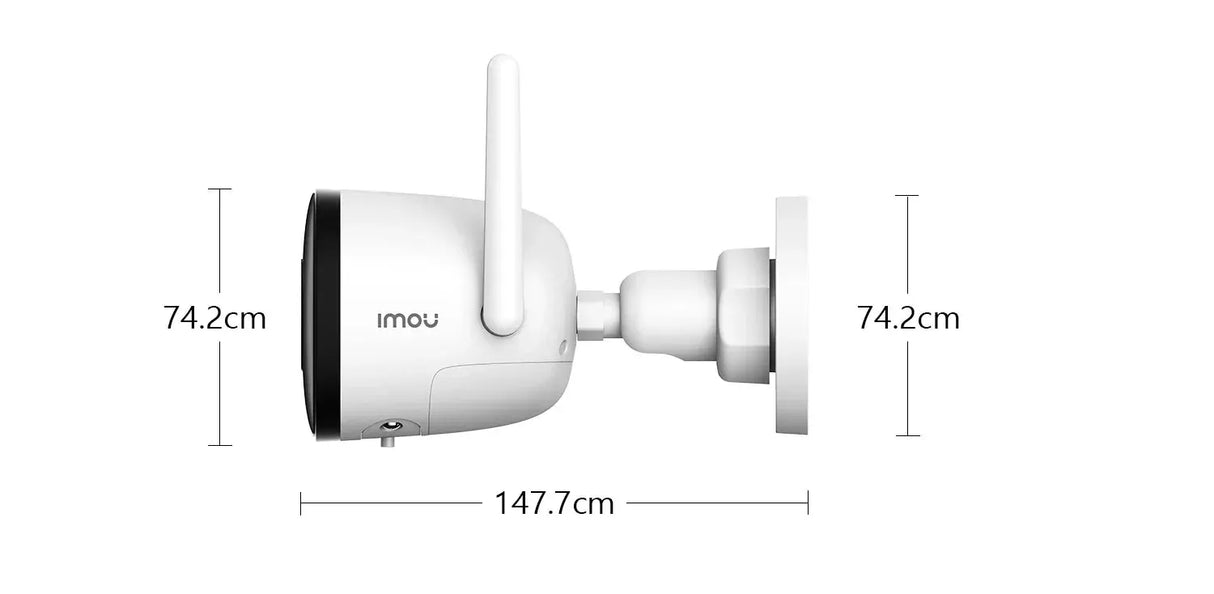 IMOU Ranger 4MP Bullet Lite Indoor Outdoor Security Camera AI Detection - stepyours.com