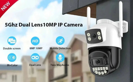 Okam Pro 15MP WiFi Outdoor Camera Auto Tracking 5X Digital Zoom PTZ Surveillance - stepyours.com