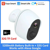 Solar Powered Outdoor WiFi Surveillance Camera for Home