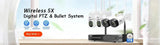 Hiseeu 3/5/8MP Wireless IP Camera - Waterproof 1080P WiFi Bullet for CCTV Kits - stepyours.com