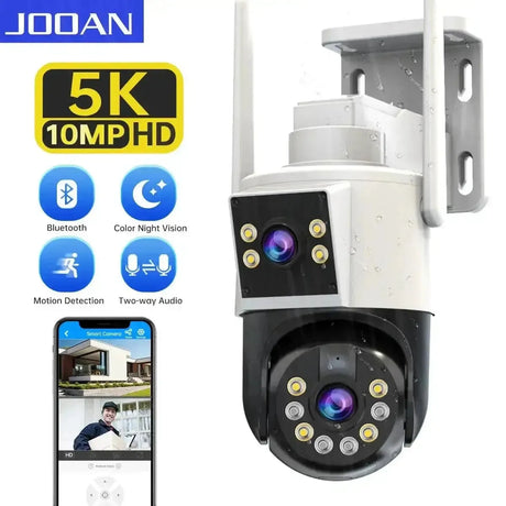 Smart PTZ WiFi Security Camera With AI Tracking Outdoor
