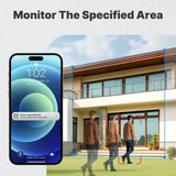MOES Tuya 4G WiFi 4MP Solar Outdoor Security Camera With Full Color Night Vision - stepyours.com