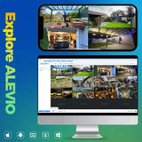 Alevio 2.5K Outdoor Solar Camera Wireless AI Security With Night Vision Hooks - stepyours.com