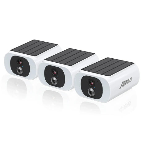 ANRAN Wireless Battery Solar Security Camera Floodlight Color Night Vision - stepyours.com