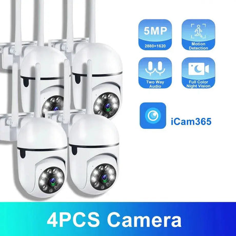 5MP Outdoor Wireless Security Camera With Night Vision