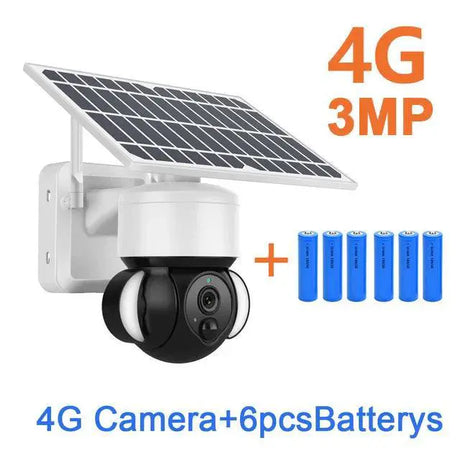 Solar Powered Outdoor Wireless Security Camera Weatherproof