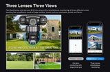 V380 Pro WiFi IP Camera Outdoor 12MP 6K Triple Lens Night Vision - Weatherproof by stepyours.com