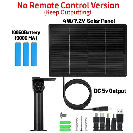 Solar Panel Charger For Security Cameras Reliable Power
