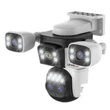 LS VISION 20MP Outdoor WiFi Security Camera With 4 Lenses 10X Zoom Auto Tracking - stepyours.com