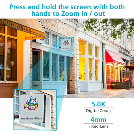 4K PTZ WiFi Security Camera With AI Detection Night Vision