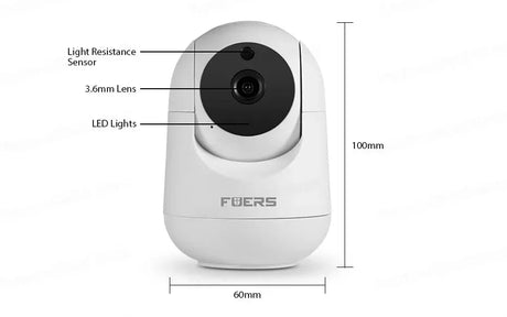 5MP HD WiFi Security Camera With Motion Detection For Baby And Pet Monitor Alexa - stepyours.com