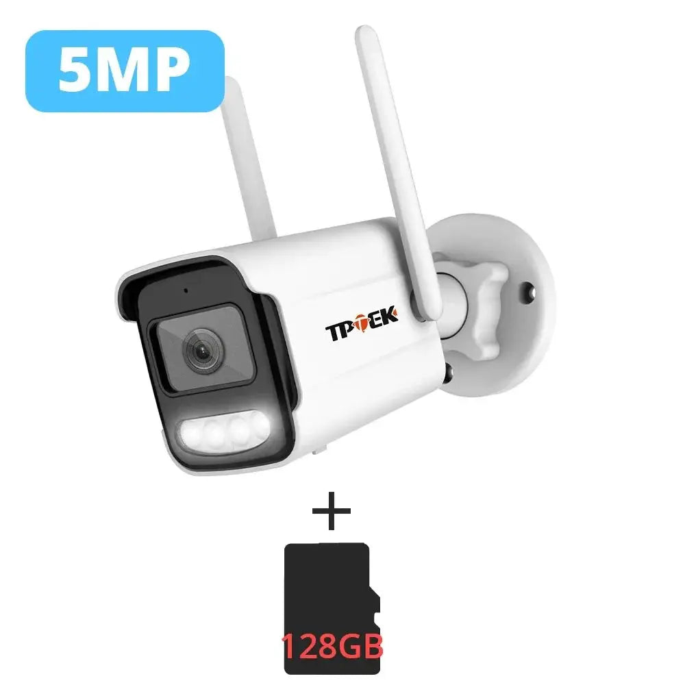 4K 8MP Outdoor WiFi Security Camera - Waterproof Bullet With Night Vision - stepyours.com