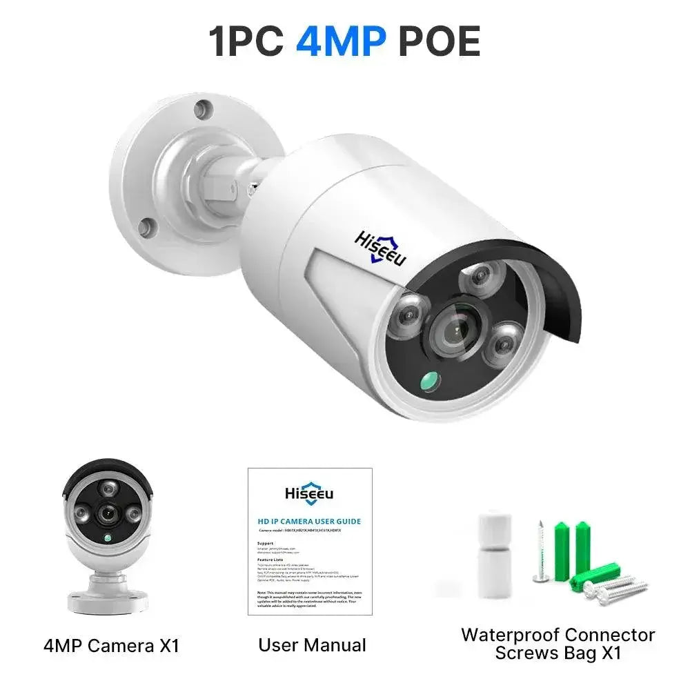 Hiseeu PoE IP CCTV Camera Outdoor Security Cam Pro Edition