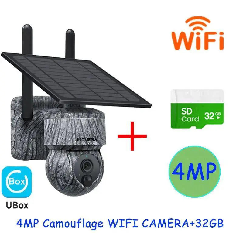 INQMEGA Solar Wireless Camera Eco Friendly Security Solution