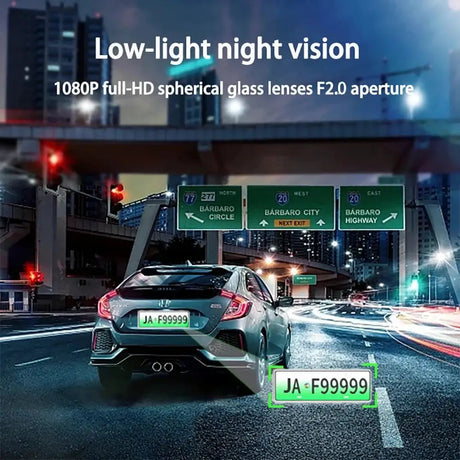 1080P Car Dash Cam 2 To 3 Camera Front And Rear Video Recorder Night Vision - stepyours.com