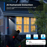 12MP 6K PTZ WiFi Camera with 8X Digital Zoom Outdoor Night Vision CCTV ICSEE - stepyours.com