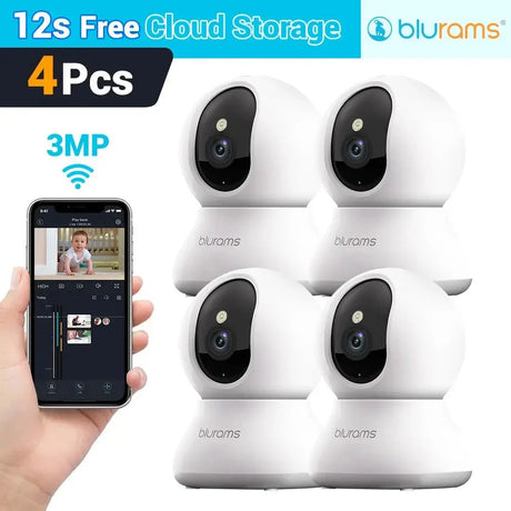 BoyKeep Baby Monitor Camera 2K HD Motion Detection And Two Way Audio 360 View - stepyours.com