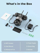 12MP Outdoor WiFi PTZ Camera With 6K HD Triple Lens Waterproof - stepyours.com