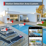 4MP Outdoor WiFi Camera PTZ 2K HD AI Auto Tracking Night Vision - stepyours.com