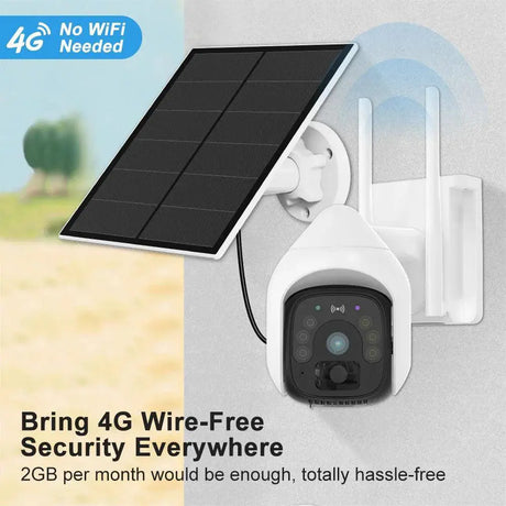 Solar 4G PTZ Camera Ultimate Outdoor Security System