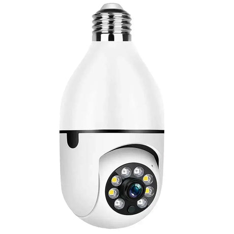 AI Powered Smart Bulb Camera With Color Night Vision Tech