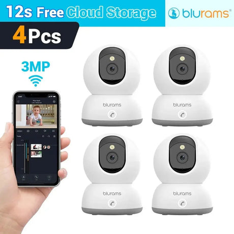 BoyKeep Baby Monitor Camera 2K HD Motion Detection And Two Way Audio 360 View - stepyours.com