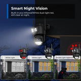 12MP 6K PTZ WiFi Camera with 8X Digital Zoom Outdoor Night Vision CCTV ICSEE - stepyours.com