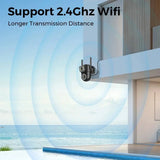ANBIUX 4K 8MP WiFi Surveillance Camera Dual Lens Outdoor PTZ AI Human Detection - stepyours.com