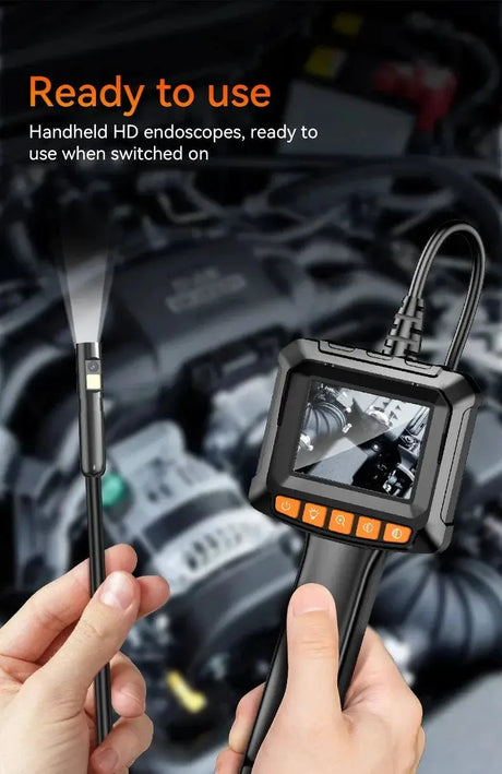 Industrial Endoscope Camera 2.4 Inch IPS LCD 1080P IP67 Waterproof Borescope - stepyours.com