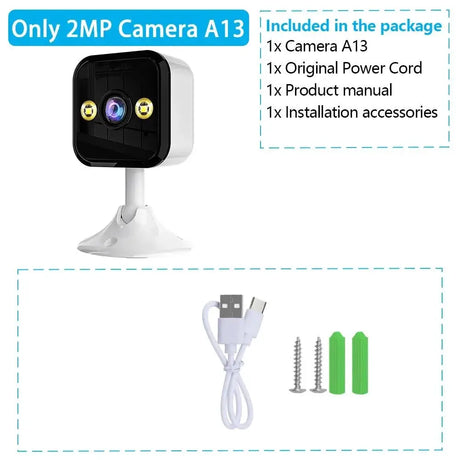 1080P WiFi IP Camera Outdoor Waterproof 2MP Baby Monitor Motion Alerts - stepyours.com