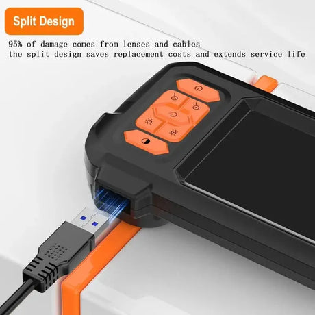 Detachable 2 - 100m Borescope With 8mm Camera - 1080P HD IP67 Endoscope - stepyours.com