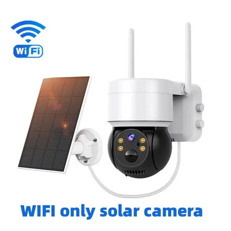 Solar Powered Outdoor Security Camera With Smart Detection
