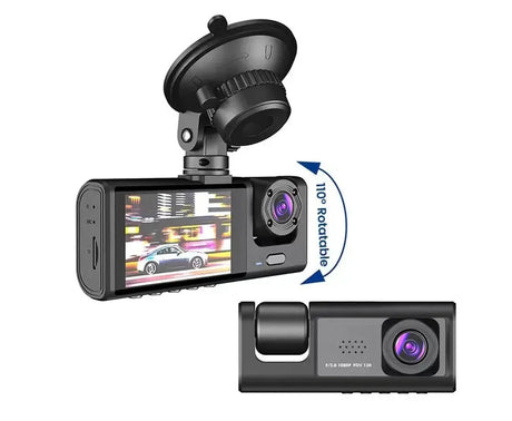 1080P Car Dash Cam 2 To 3 Camera Front And Rear Video Recorder Night Vision - stepyours.com