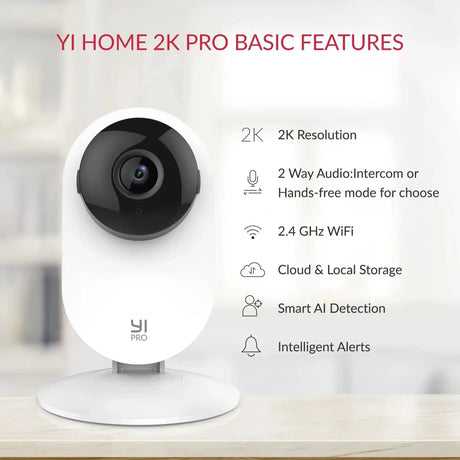 YI 2K Smart Home Security Camera With Motion Detection