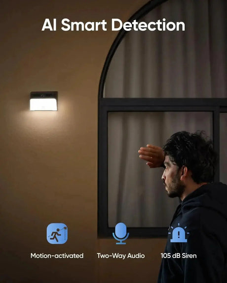 Eufy Solar Wall Light Cam Advanced Wireless Security System