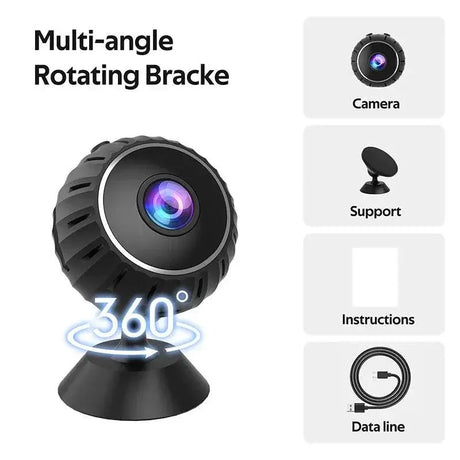 1080P WiFi Mini Security Camera With Night Vision Features