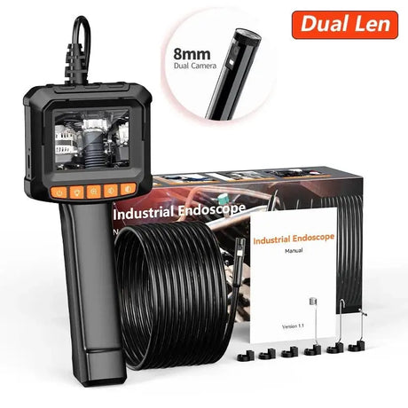 Industrial Endoscope Camera 2.4 Inch IPS LCD 1080P IP67 Waterproof Borescope - stepyours.com
