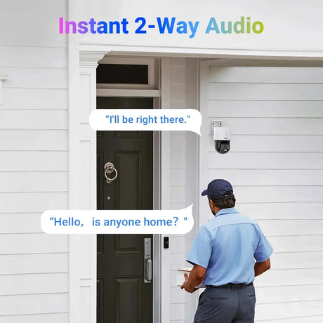 ANNKE 3K 5MP PoE PT Security Camera With Color Night Vision