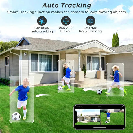 Hiseeu Smart Surveillance Camera Enhanced AI Security Tech